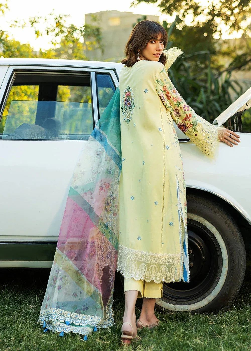 Sadaf Fawad Khan | Siraa Lawn 25 | MID SUMMER EVENING - B - Rang-e-Khaas