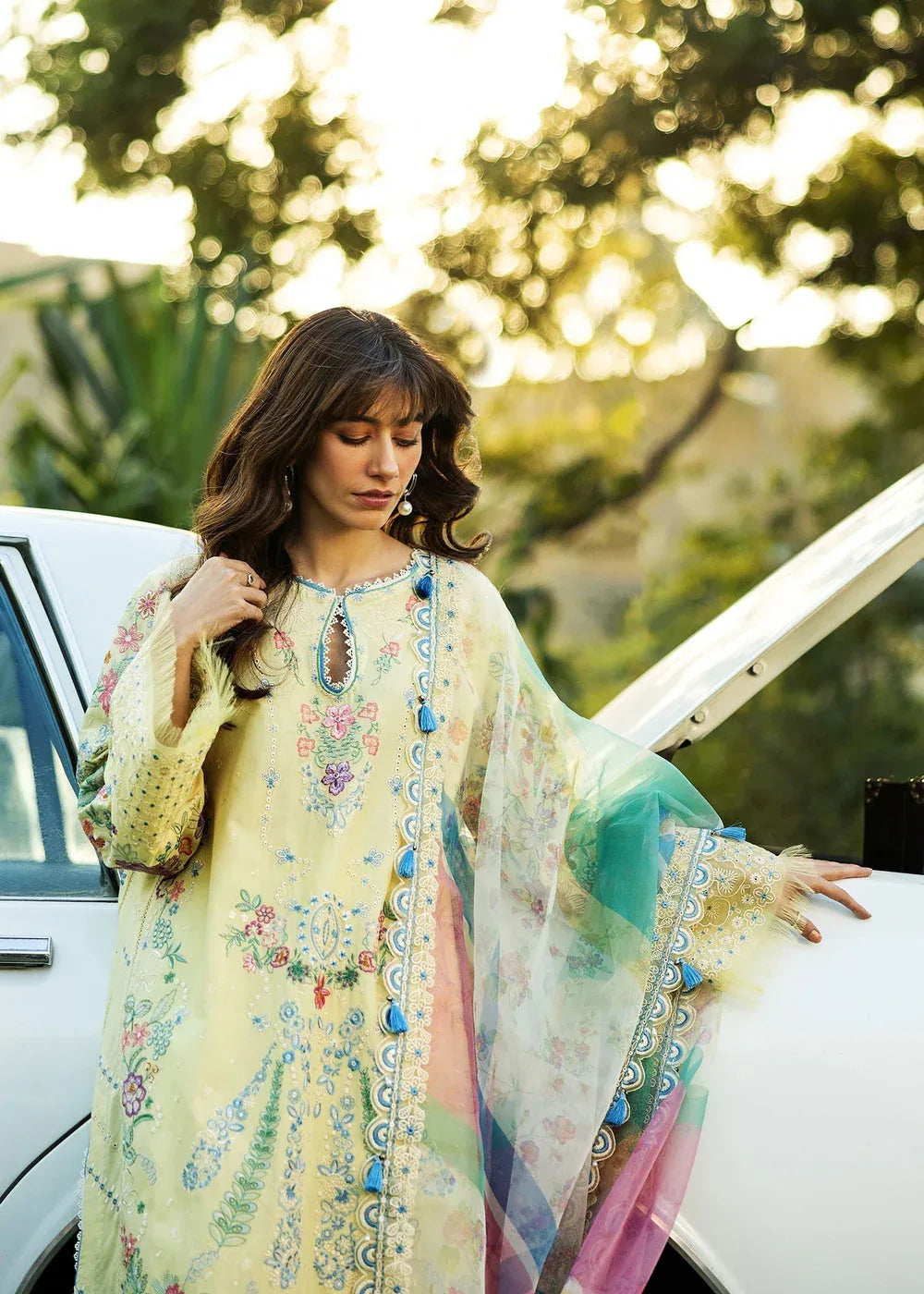 Sadaf Fawad Khan | Siraa Lawn 25 | MID SUMMER EVENING - B - Rang-e-Khaas