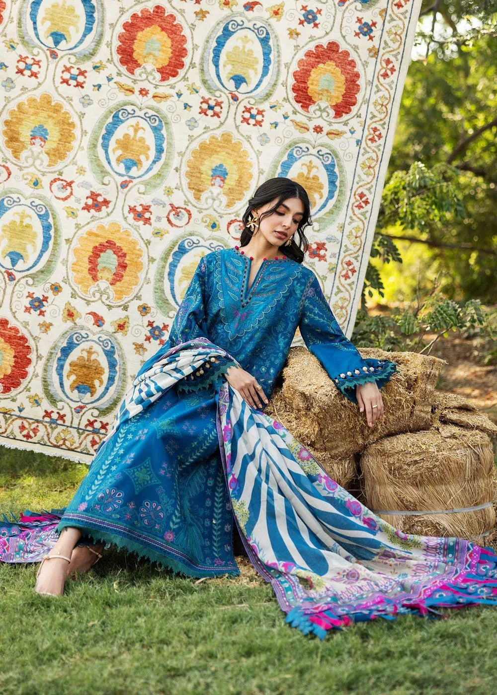 Sadaf Fawad Khan | Siraa Lawn 25 | LIANA - A - Rang-e-Khaas