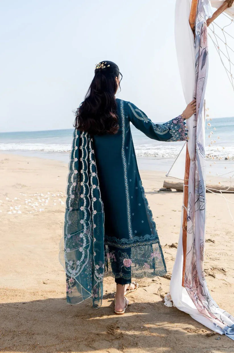 Aabyaan | Saagar Luxury Lawn 25 | ISHANA (AS-06) - Rang-e-Khaas