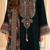 JAZMIN__Embroidered Velvet Formal VF-2039