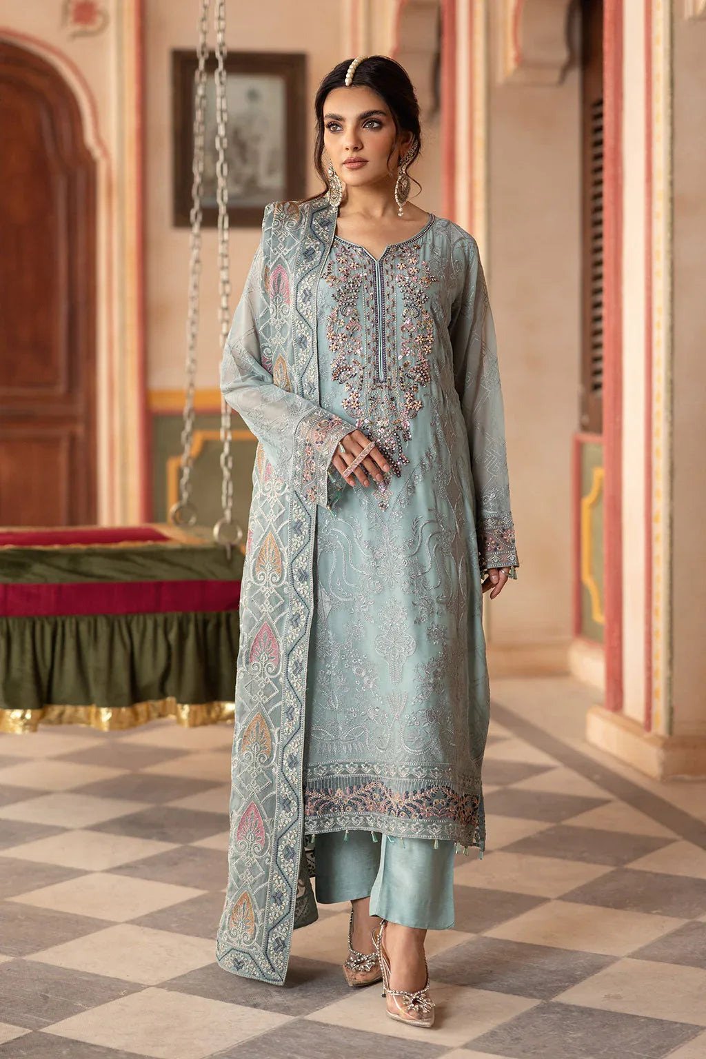 Ramsha | Dastan Formals | T-302 - Rang-e-Khaas