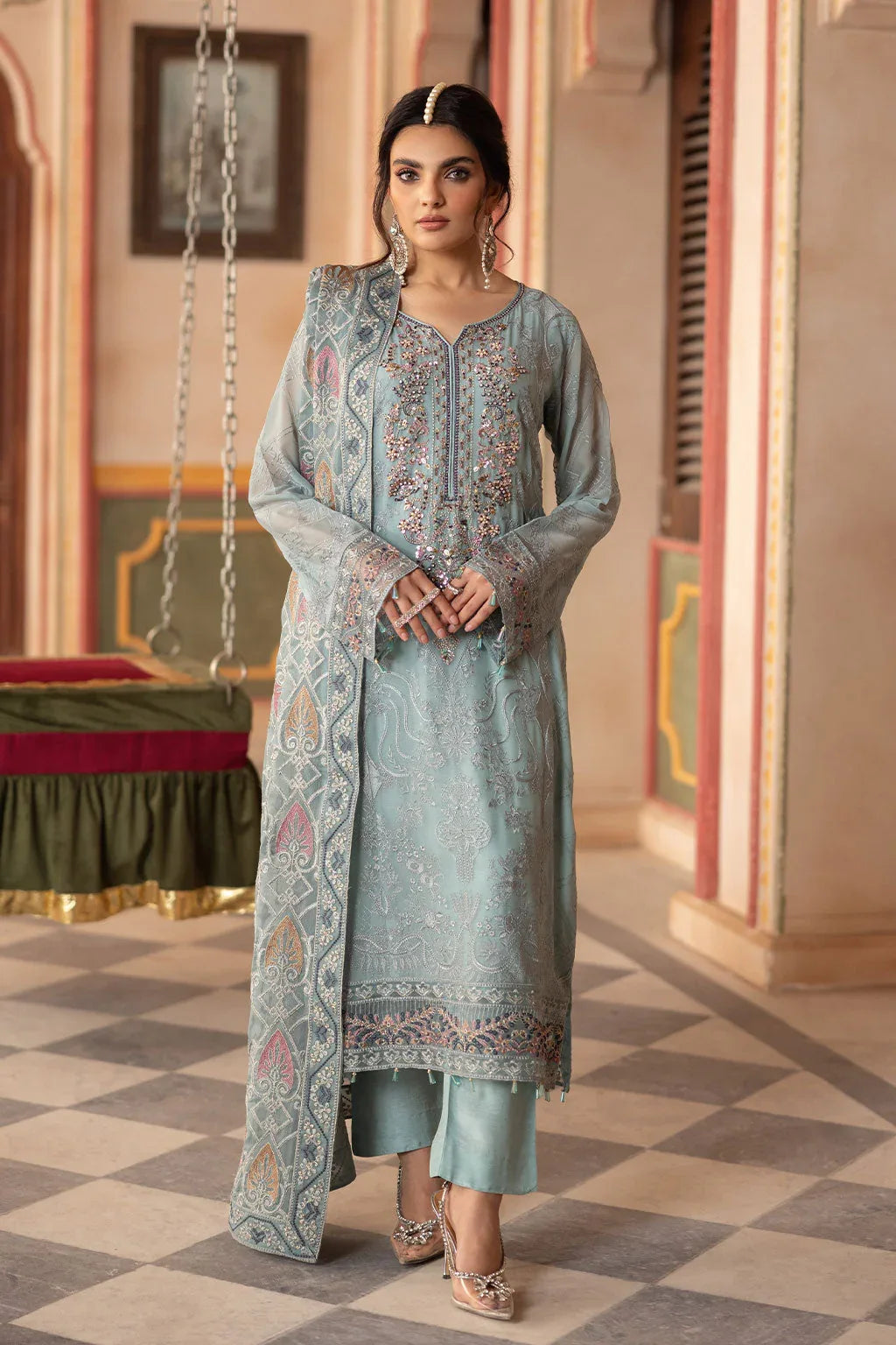 Ramsha | Dastan Formals | T-302 - Rang-e-Khaas