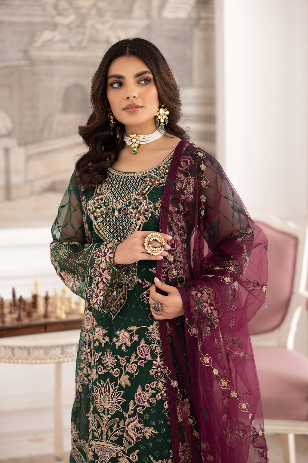 Ramsha | Dastoor Collection | P-208