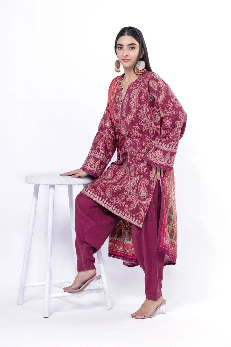 Khaadi | My Winter Mood | DK15A - Rang-e-Khaas