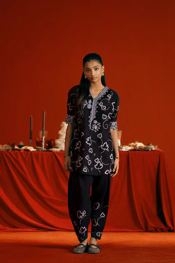 Saira Rizwan | Joolie Co ords | JOOLIE BLACK - JBP25-06 - Rang-e-Khaas