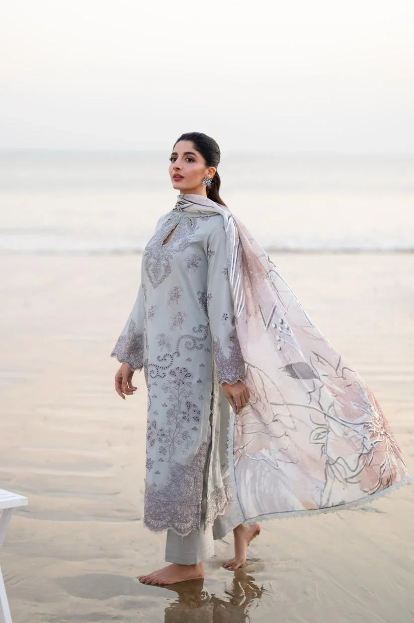 Aabyaan | Saagar Luxury Lawn 25 | ZUMAR (AS-10) - Rang-e-Khaas