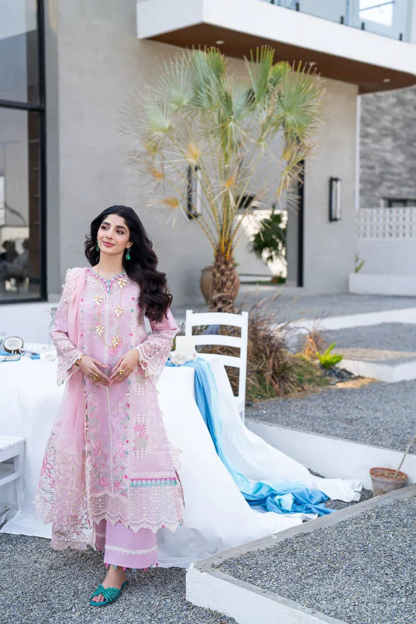 Aabyaan | Saagar Luxury Lawn 25 | RAQS (AS-02) - Rang-e-Khaas