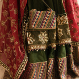 JAZMIN__Embroidered Velvet Formal VF-2036