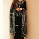 JAZMIN__Embroidered Velvet Formal VF-2037