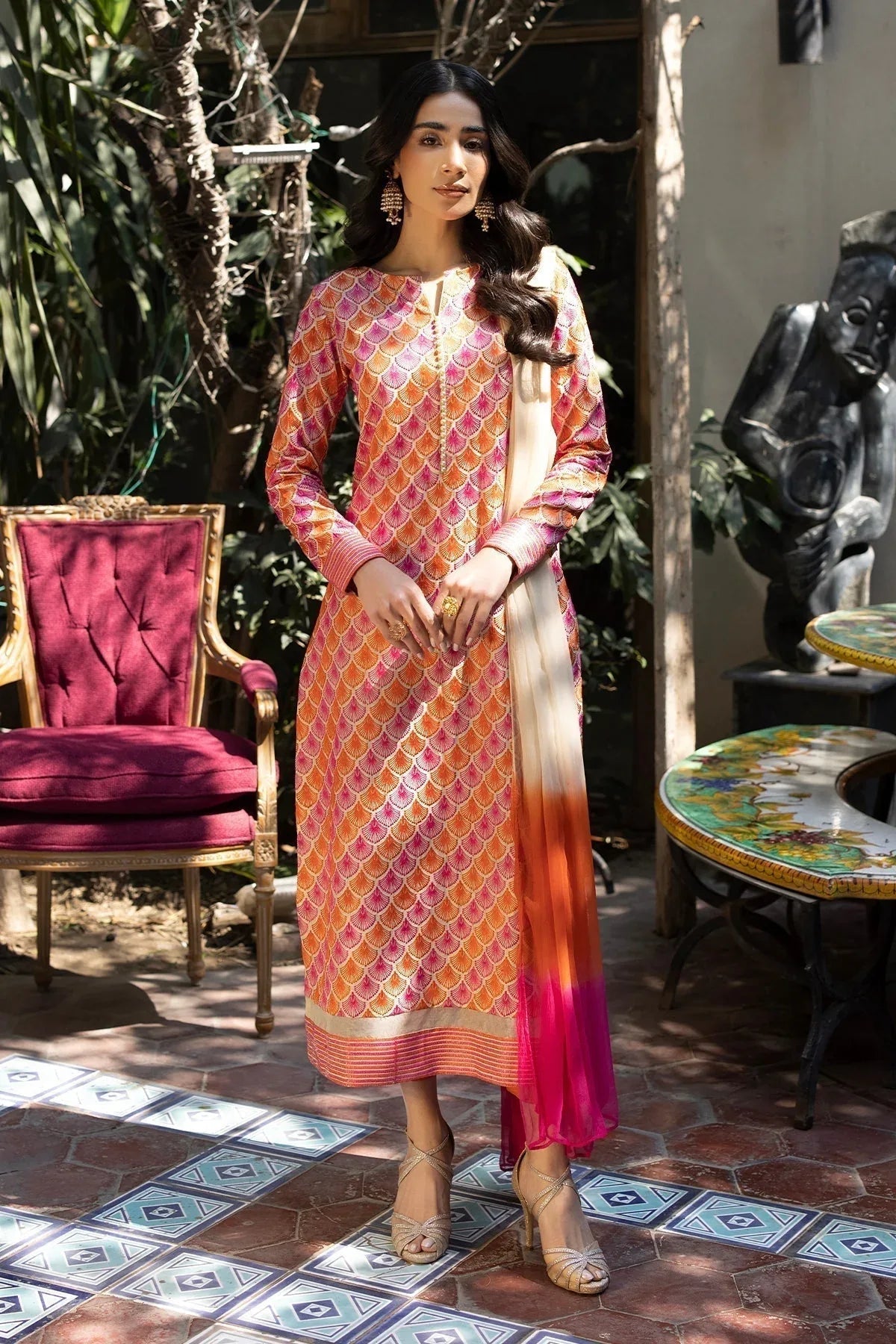 Erum Khan | Shahzeen Eid Collection | BLOSSOM - Rang-e-Khaas