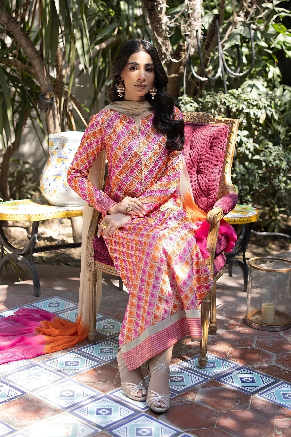 Erum Khan | Shahzeen Eid Collection | BLOSSOM - Rang-e-Khaas