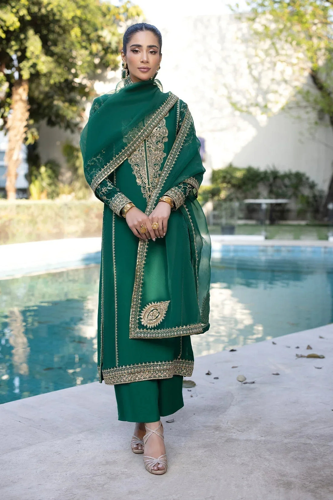 Erum Khan | Shahzeen Eid Collection | PEACOCK - Rang-e-Khaas