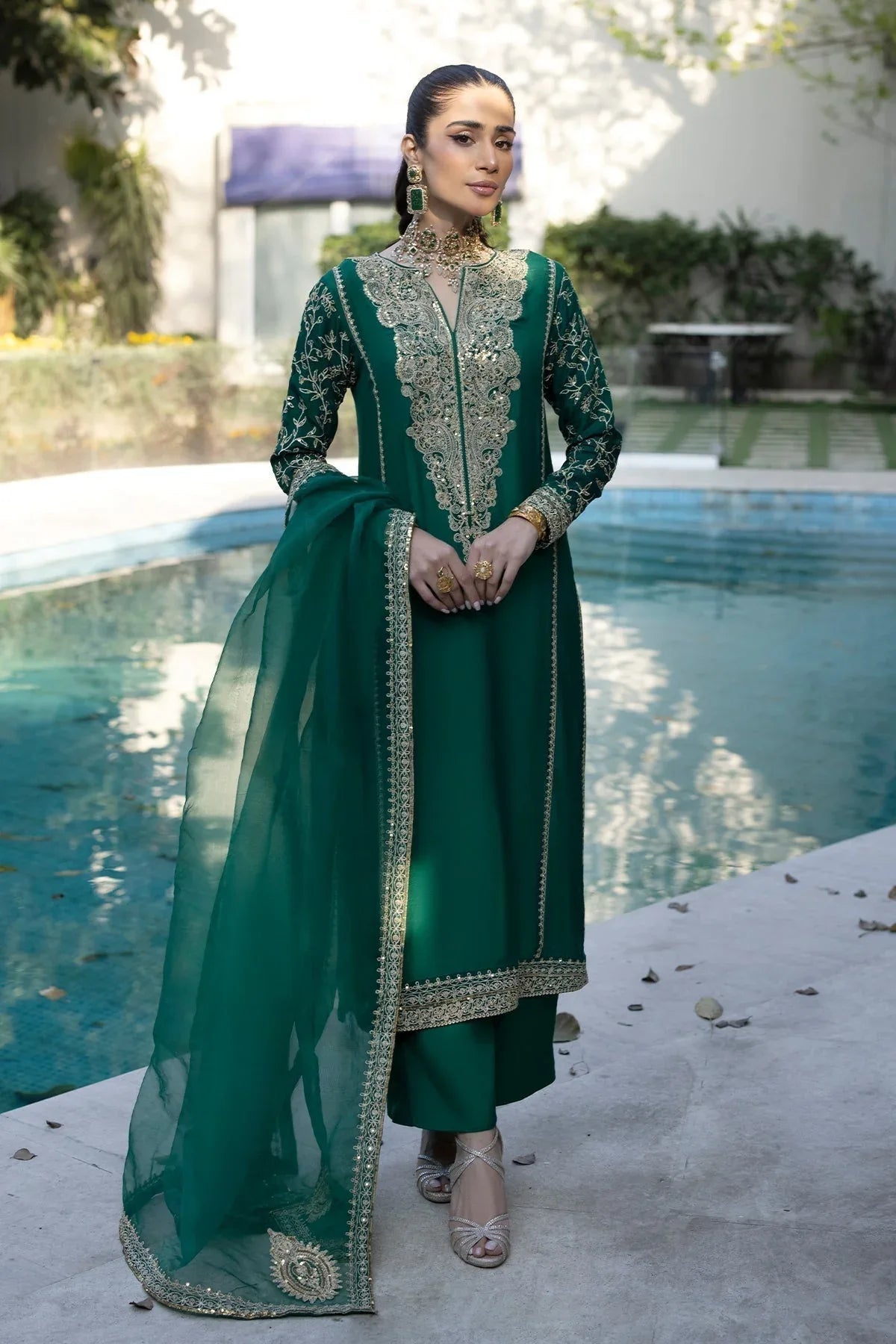 Erum Khan | Shahzeen Eid Collection | PEACOCK - Rang-e-Khaas