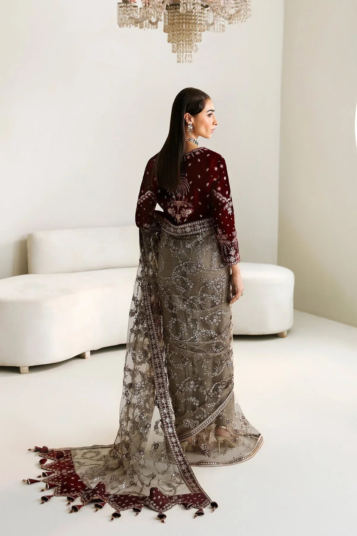 Alizeh | La Ruha Wedding Formals | AF-CH-2175-Esme - Rang-e-Khaas