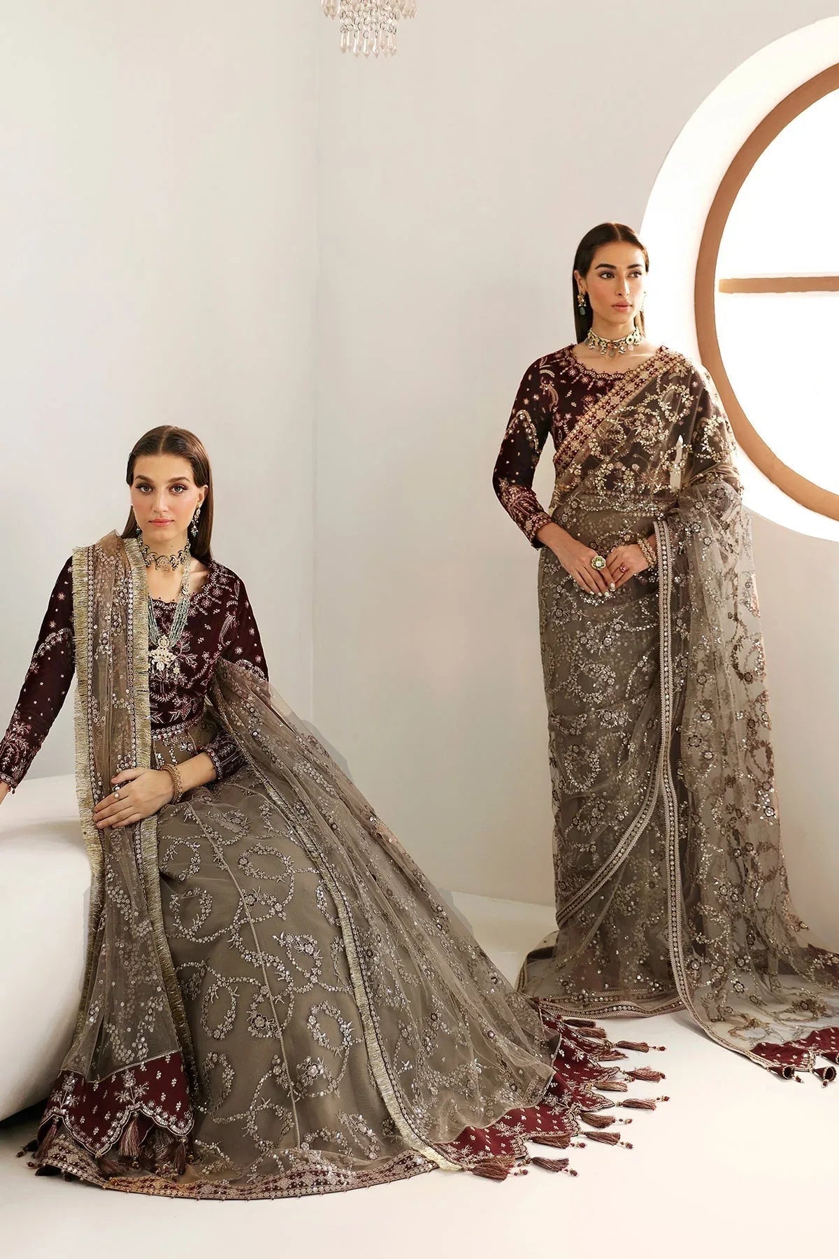 Alizeh | La Ruha Wedding Formals | AF-CH-2175-Esme - Rang-e-Khaas