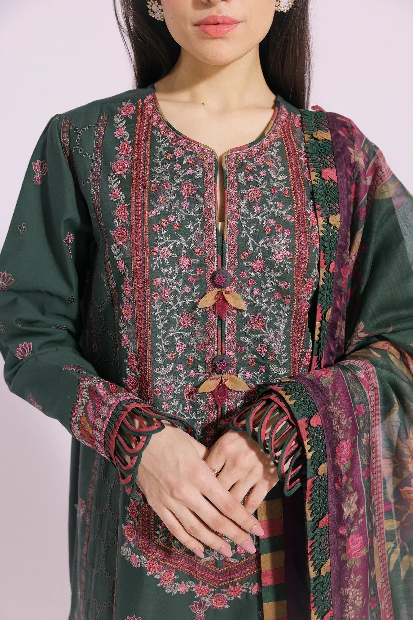 Ethnic | Rozana Collection SS 24 | E0410/203/707 - Rang-e-Khaas
