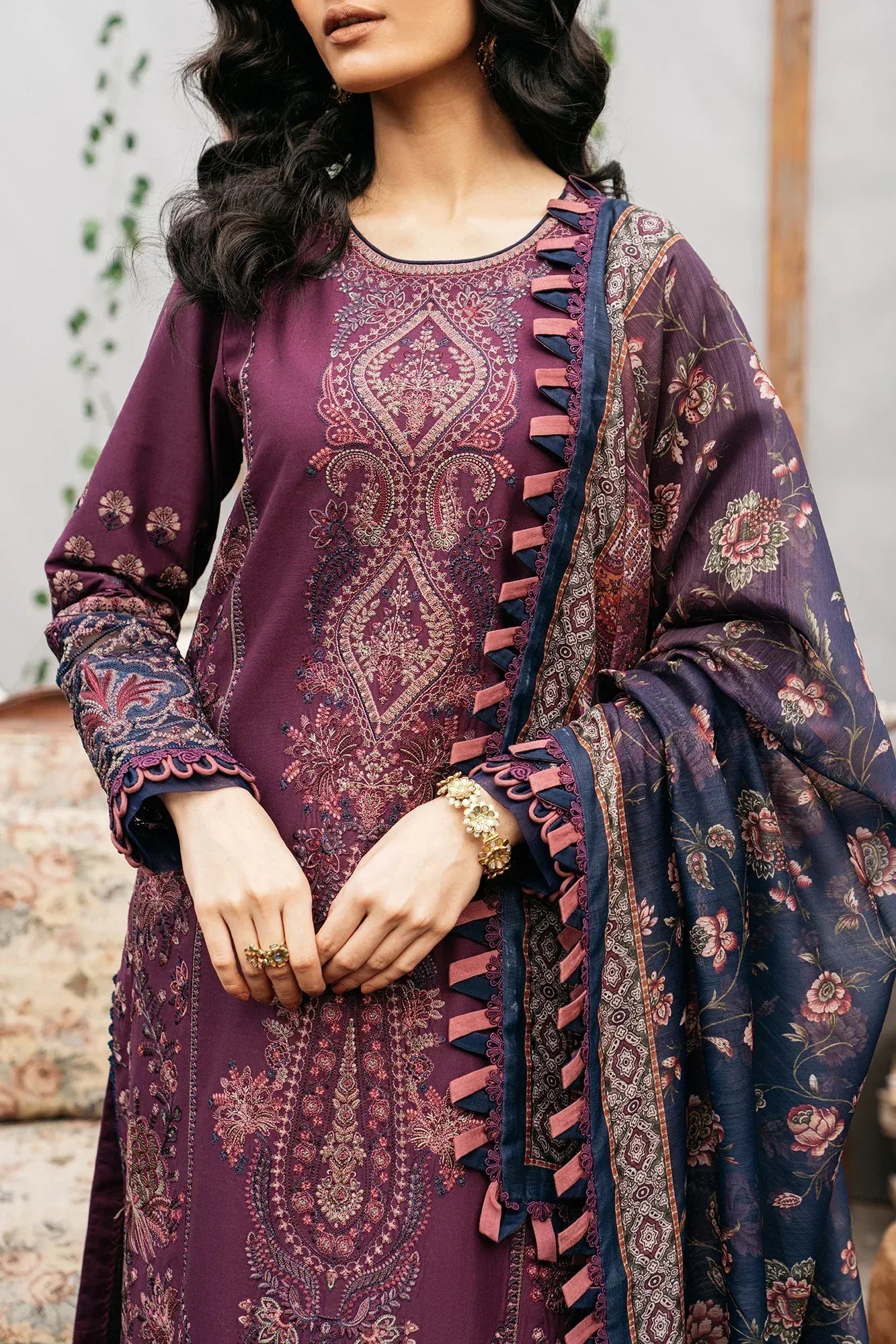 Ethnic | Rozana Collection SS 24 | E0406/203/520 - Rang-e-Khaas