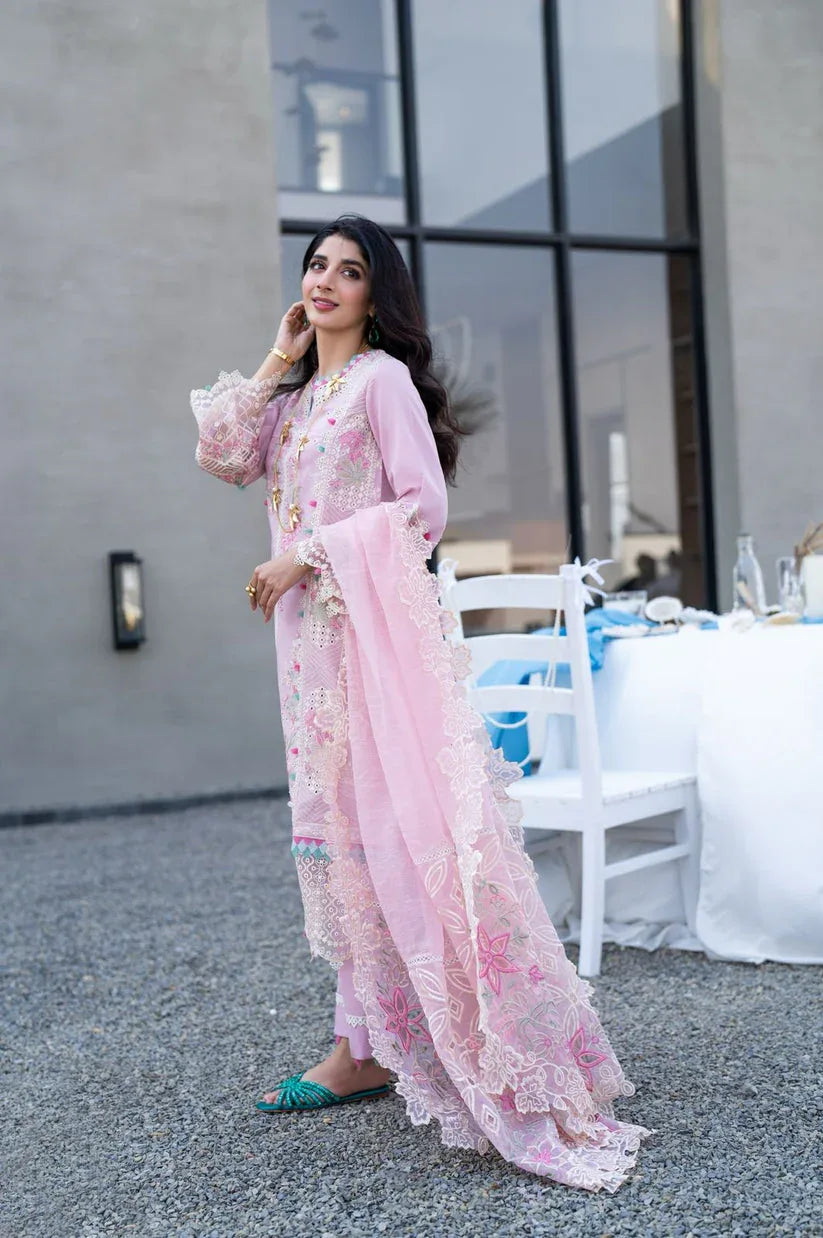 Aabyaan | Saagar Luxury Lawn 25 | RAQS (AS-02) - Rang-e-Khaas