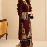 JAZMIN__Embroidered Velvet Formal VF-2038