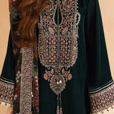 JAZMIN__Embroidered Velvet Formal VF-2039