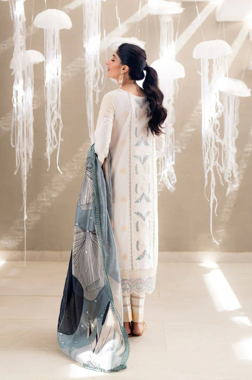 Aabyaan | Saagar Luxury Lawn 25 | ZAIRA (AS-09) - Rang-e-Khaas