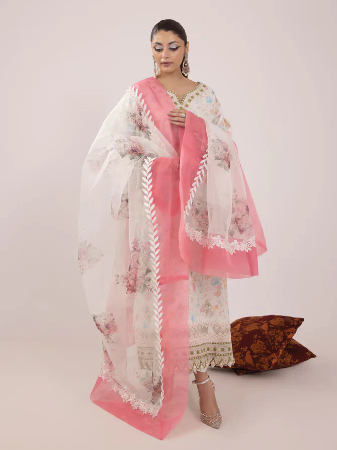 Ittehad | Faiza Faisal Rangeeli Lawn 24 | Nargis