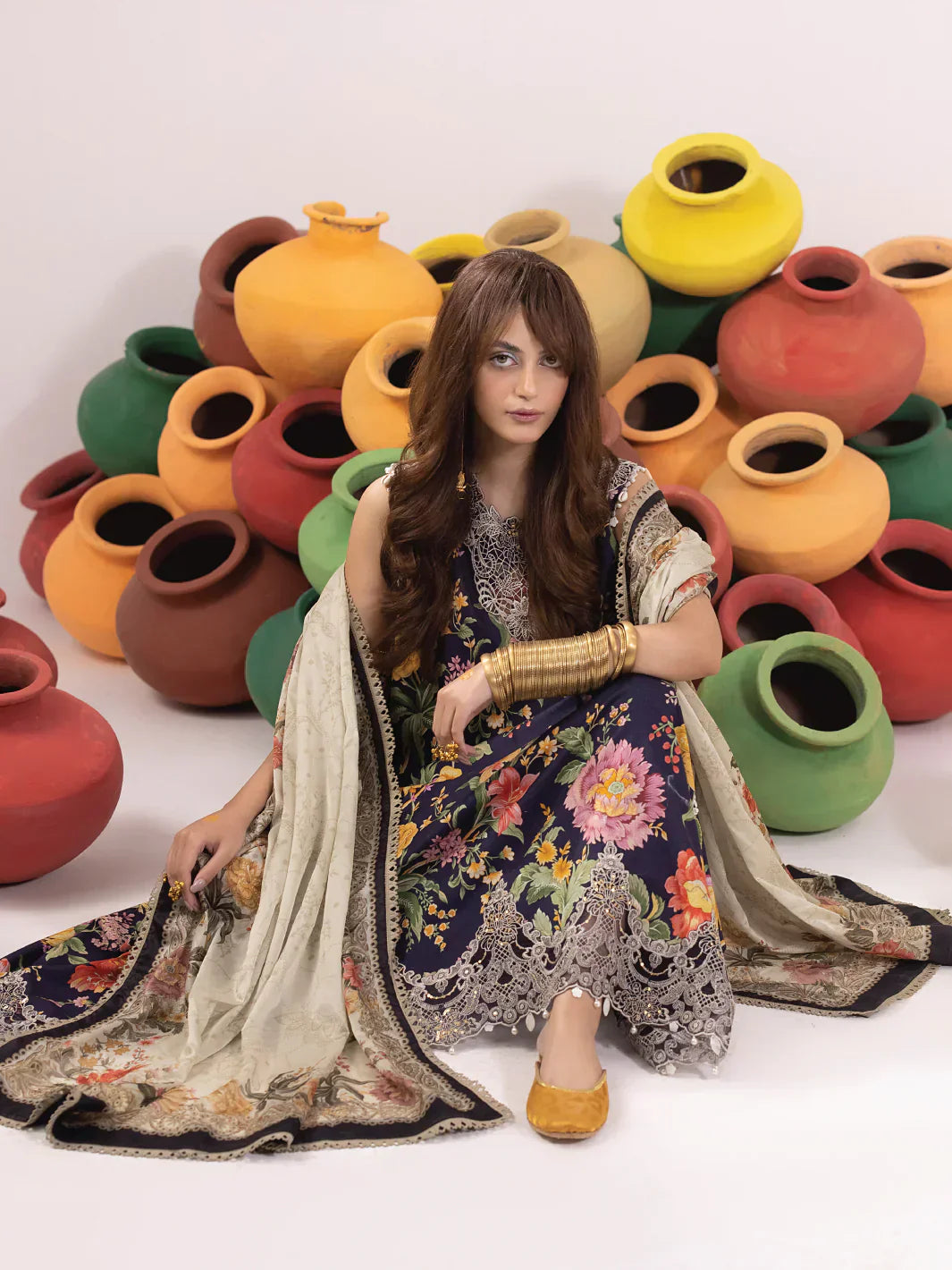 Ittehad | Faiza Faisal Rangeeli Lawn 24 | Champa