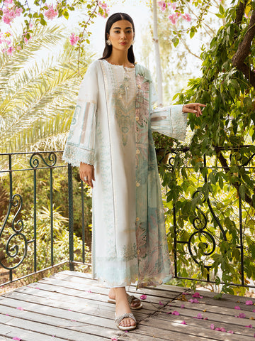 Izel | Dastak Luxury Lawn | FALAK - Rang-e-Khaas