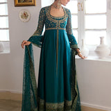Farah Talib Aziz | Mayna Festive Luxe | AFRA TEAL