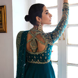 Farah Talib Aziz | Mayna Festive Luxe | AFRA TEAL