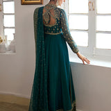 Farah Talib Aziz | Mayna Festive Luxe | AFRA TEAL