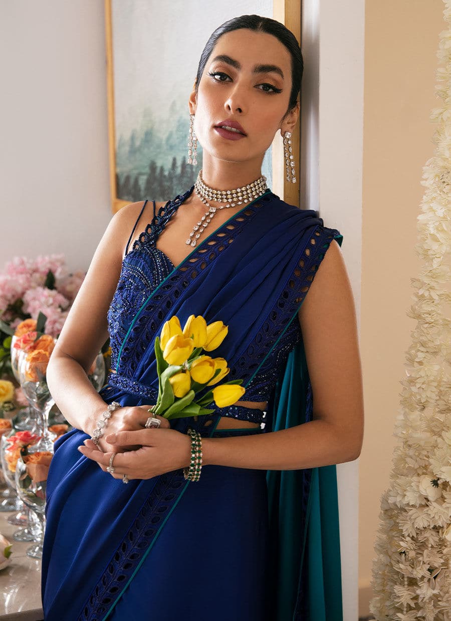 Farah Talib Aziz | Mayna Festive Luxe | ALMA OMBRE - Rang-e-Khaas