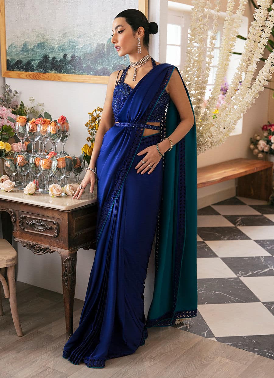Farah Talib Aziz | Mayna Festive Luxe | ALMA OMBRE - Rang-e-Khaas