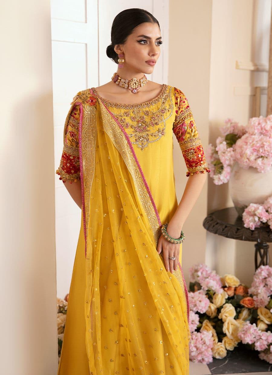 Farah Talib Aziz | Mayna Festive Luxe | AQIQ KIWI - Rang-e-Khaas