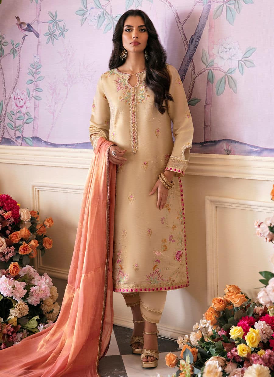 Farah Talib Aziz | Mayna Festive Luxe | NAROOD GOLD - Rang-e-Khaas