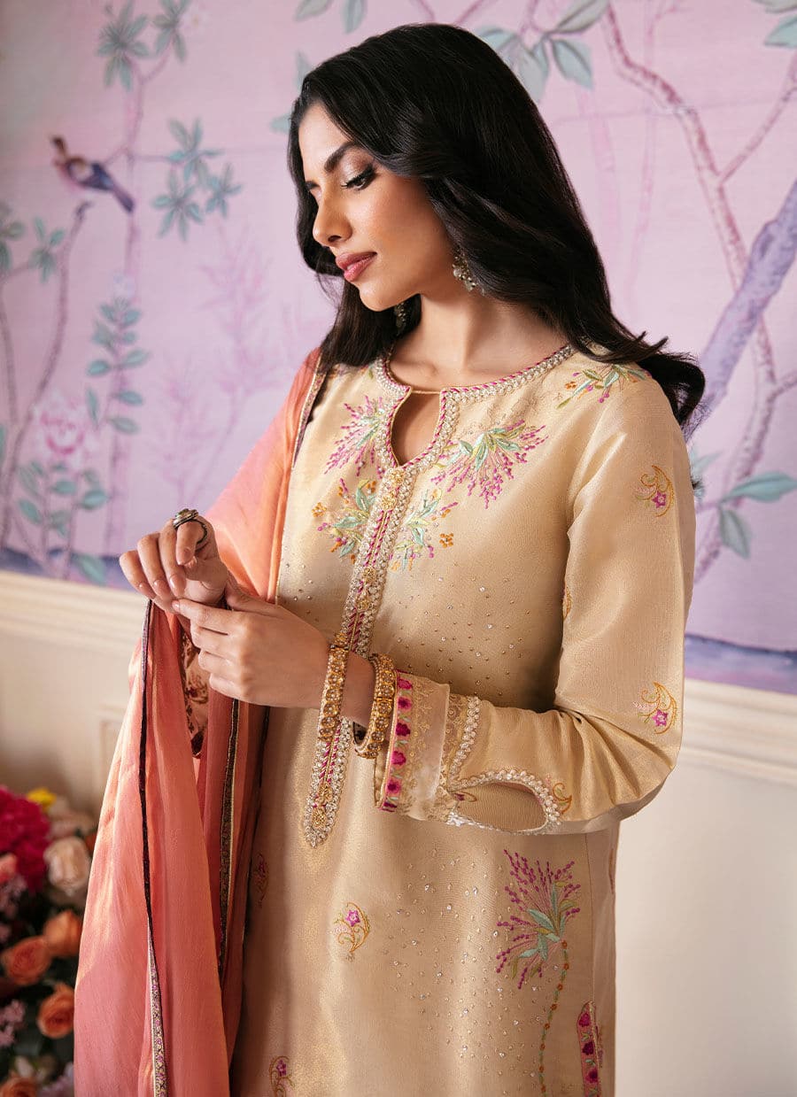 Farah Talib Aziz | Mayna Festive Luxe | NAROOD GOLD - Rang-e-Khaas