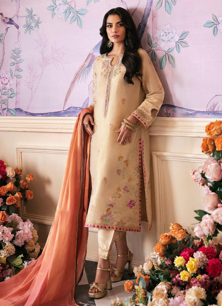 Farah Talib Aziz | Mayna Festive Luxe | NAROOD GOLD - Rang-e-Khaas