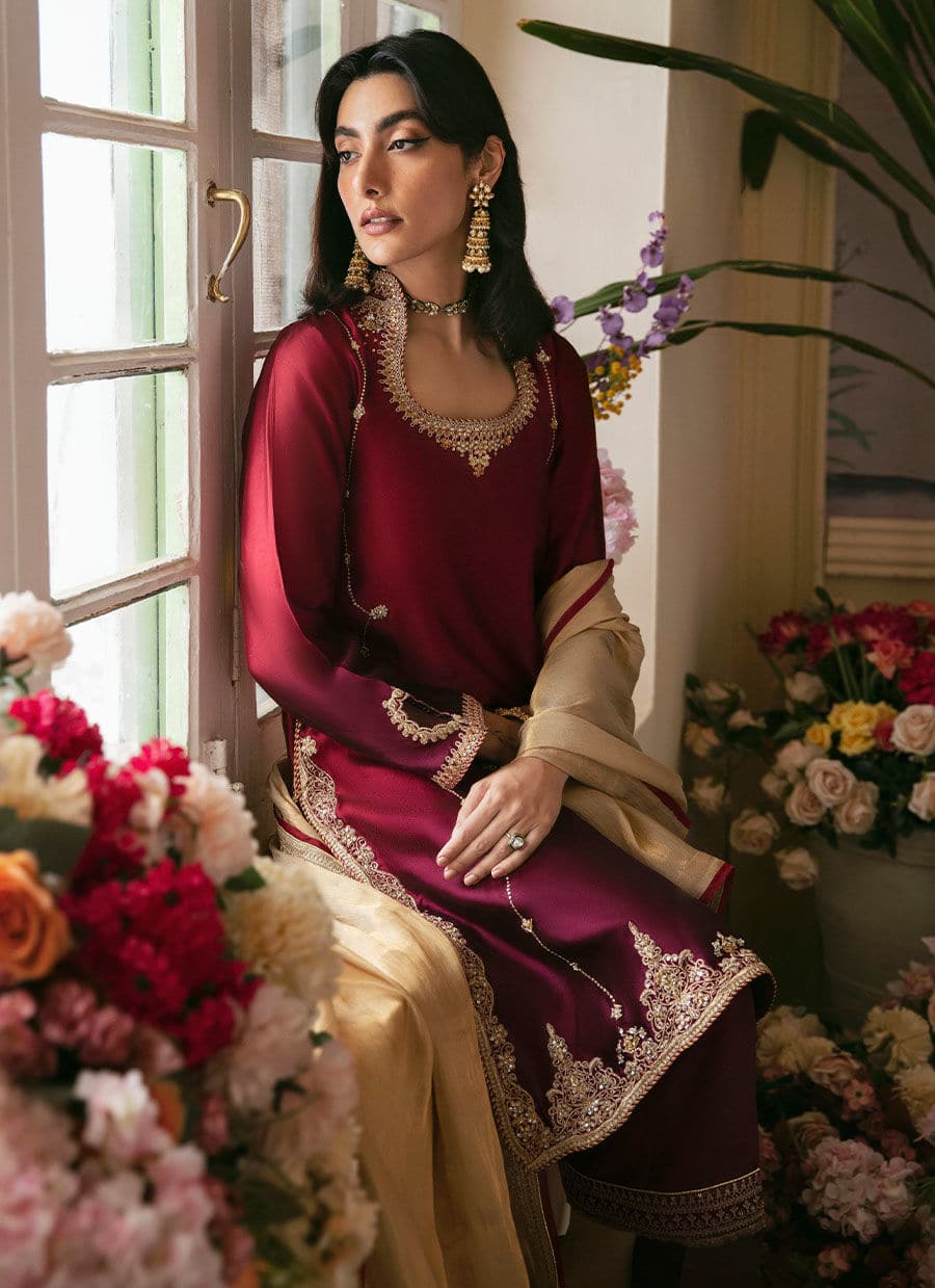 Farah Talib Aziz | Mayna Festive Luxe | ZIVA - Rang-e-Khaas