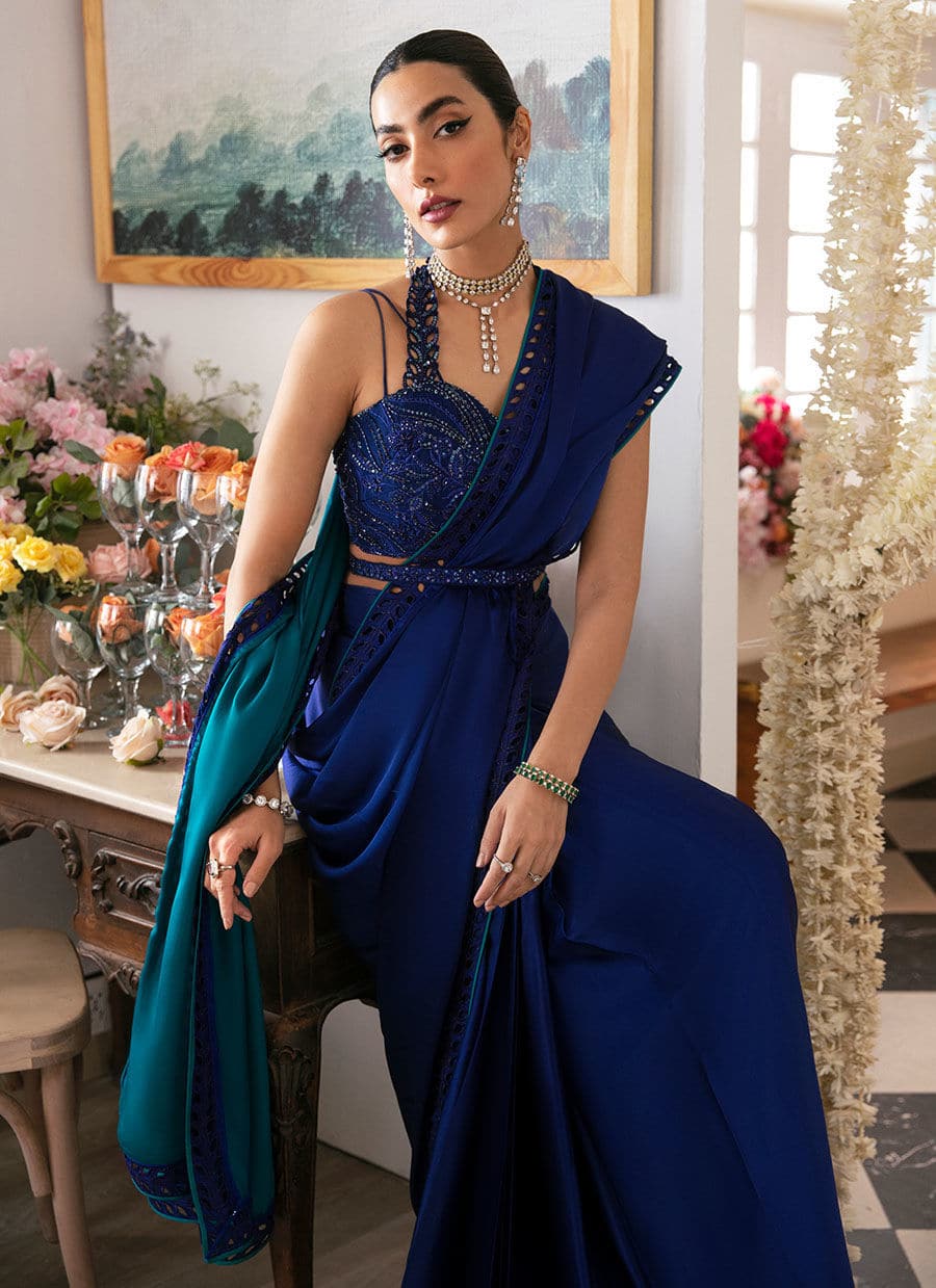 Farah Talib Aziz | Mayna Festive Luxe | ALMA OMBRE - Rang-e-Khaas