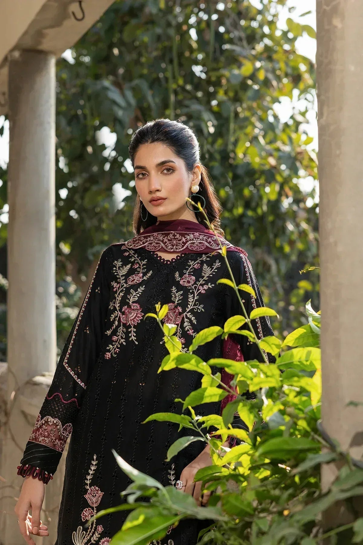 Farasha | Bahaar Embroidered Lawn | Twilight Bloom - Rang-e-Khaas
