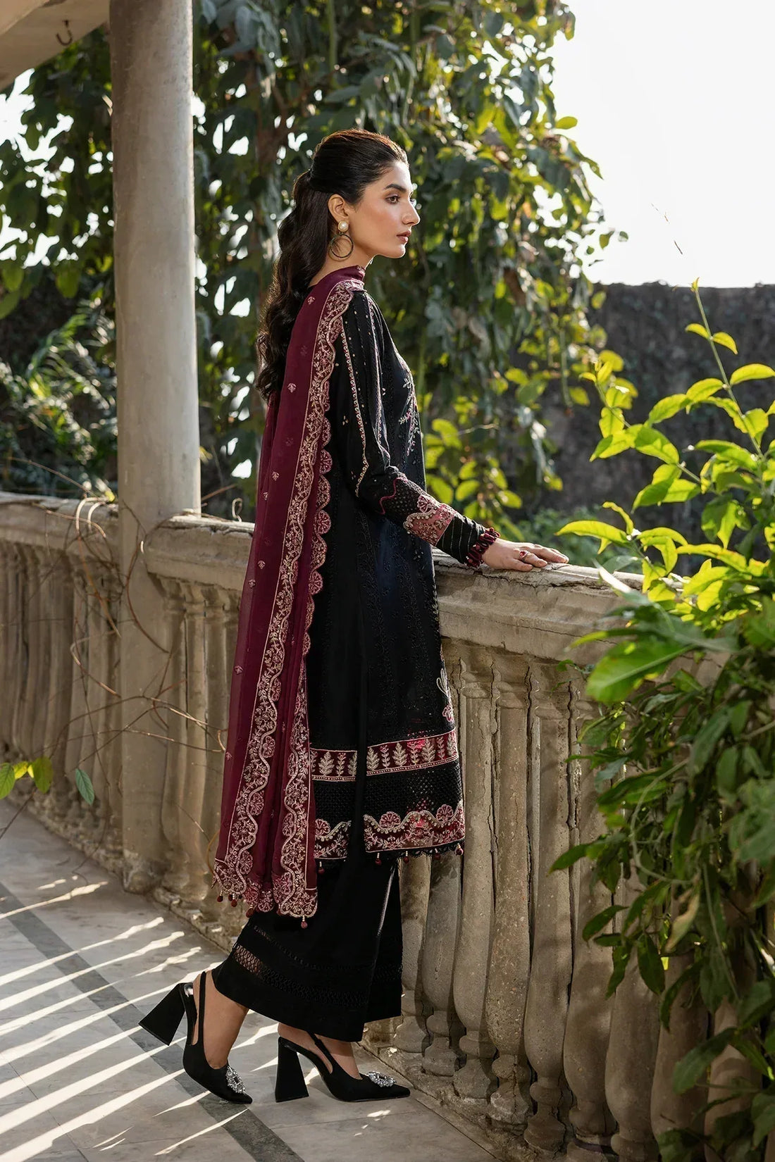 Farasha | Bahaar Embroidered Lawn | Twilight Bloom - Rang-e-Khaas