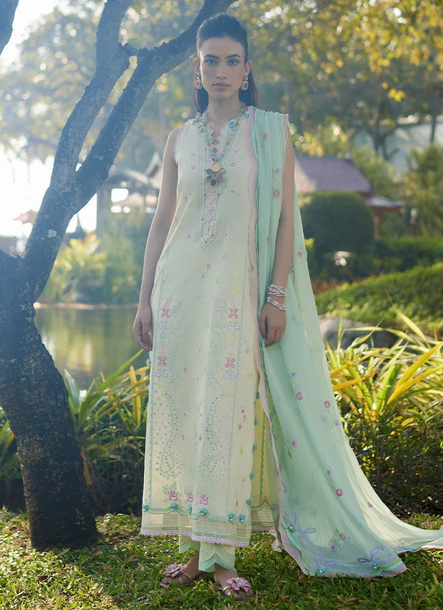 Farah Talib Aziz | Suay Lawn 24 | VAIA YELLOW - Rang-e-Khaas