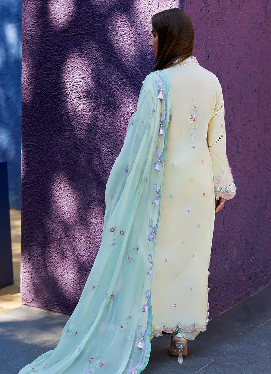 Farah Talib Aziz | Suay Lawn 24 | VAIA YELLOW - Rang-e-Khaas