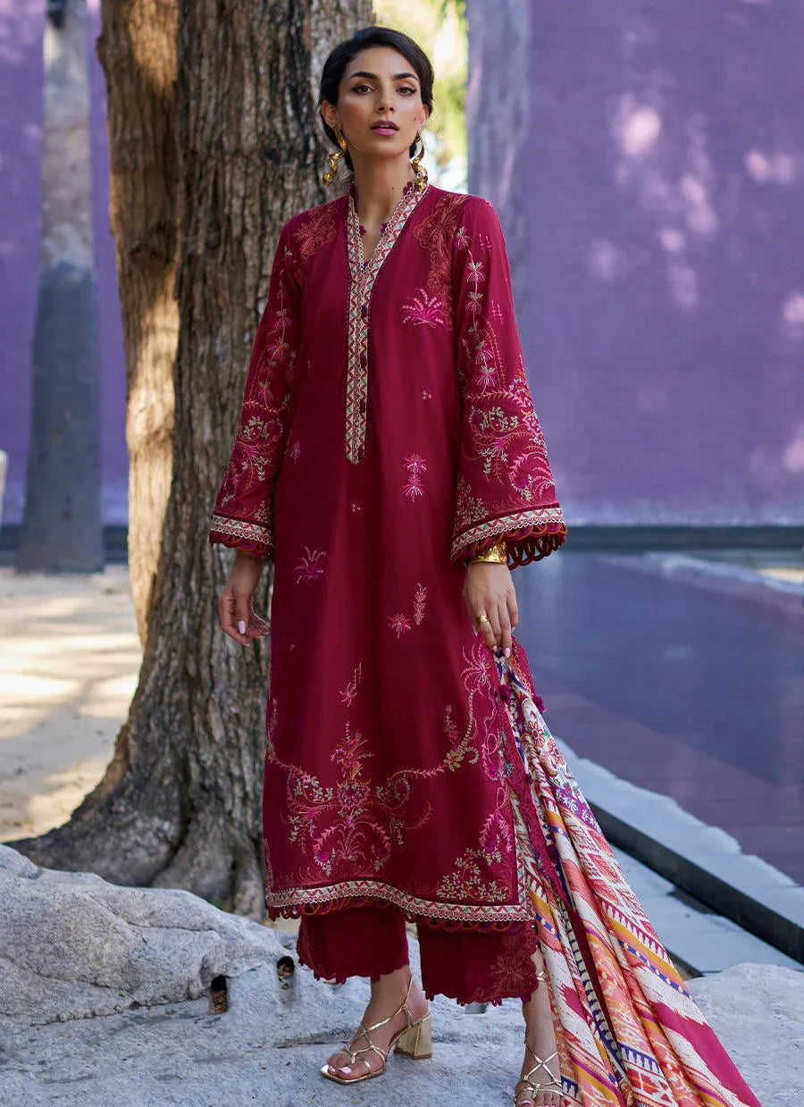 Farah Talib Aziz | Suay Lawn 24 | ENZO RED - Rang-e-Khaas