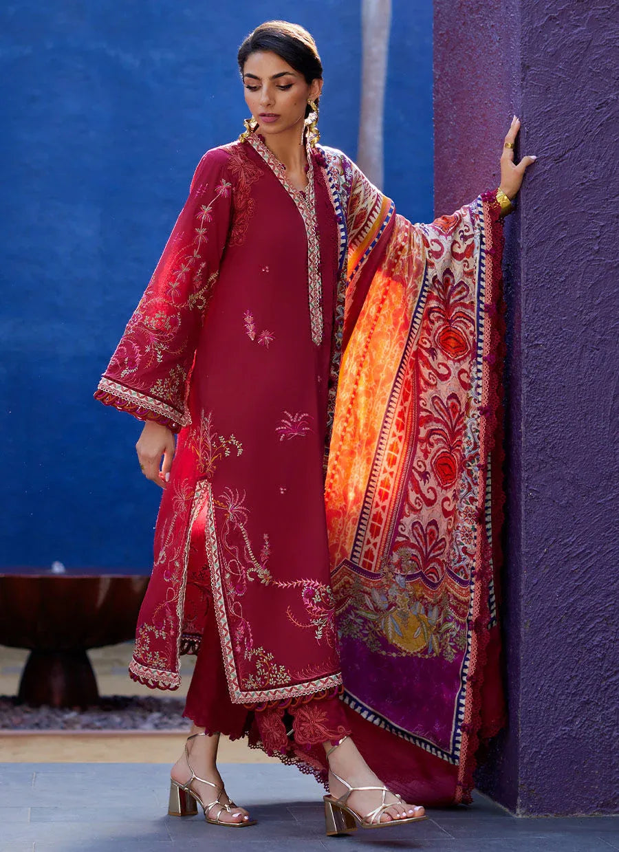 Farah Talib Aziz | Suay Lawn 24 | ENZO RED - Rang-e-Khaas