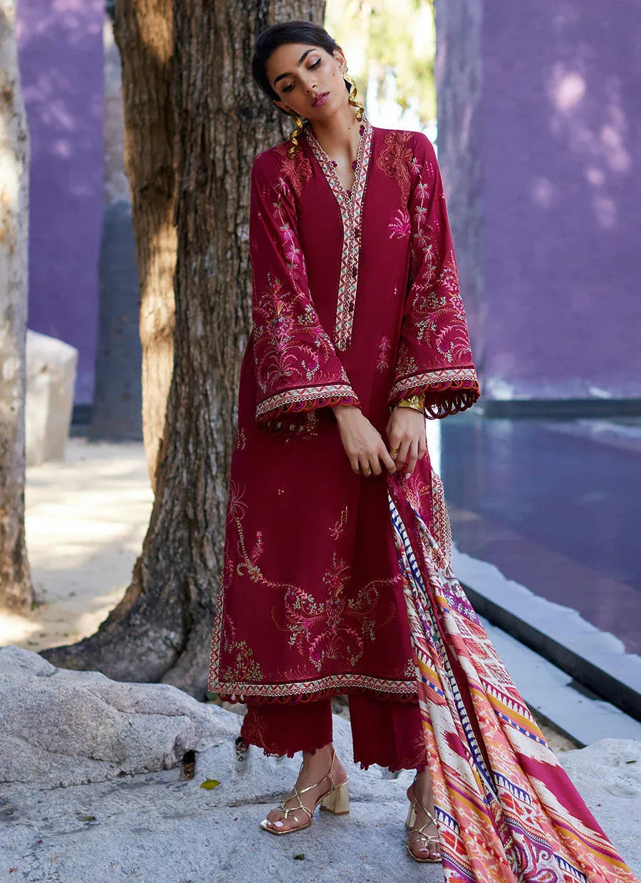 Farah Talib Aziz | Suay Lawn 24 | ENZO RED - Rang-e-Khaas