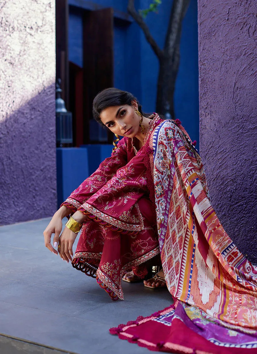 Farah Talib Aziz | Suay Lawn 24 | ENZO RED - Rang-e-Khaas
