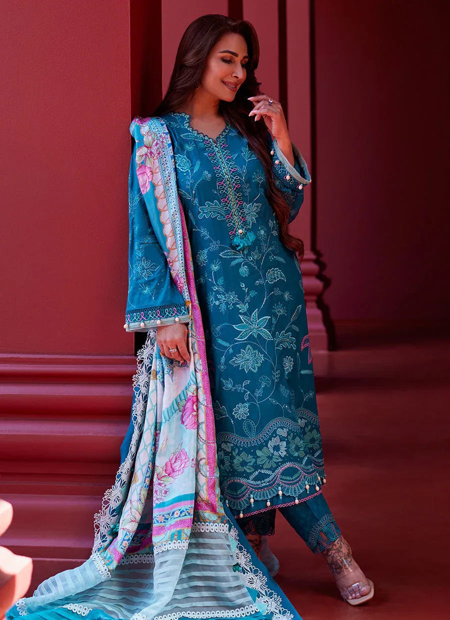Farah Talib Aziz | Suay Lawn 24 | MOANNA TEAL - Rang-e-Khaas