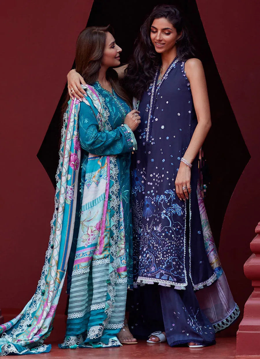 Farah Talib Aziz | Suay Lawn 24 | MOANNA TEAL - Rang-e-Khaas